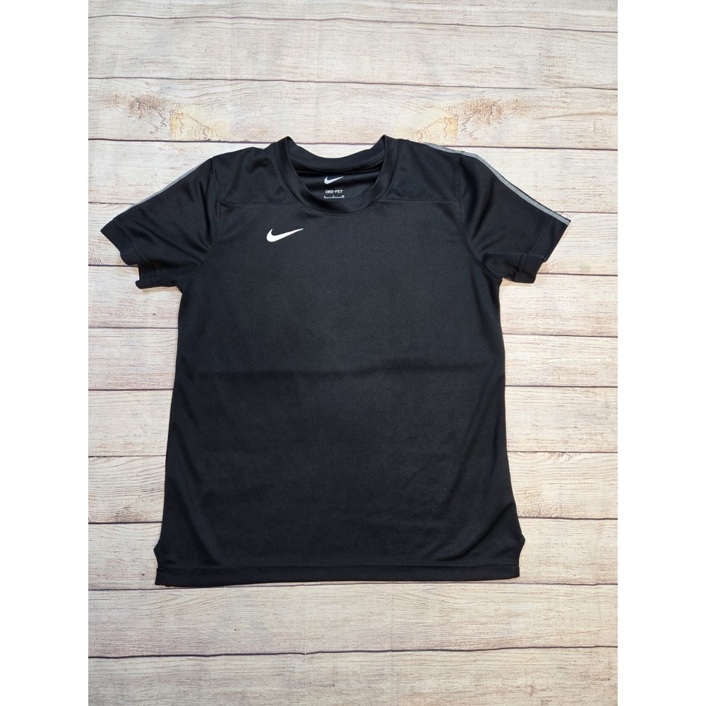 Nike Mens Size Small Black Dri-FIT Mesh Running Athletic T-Shirt Athleisure